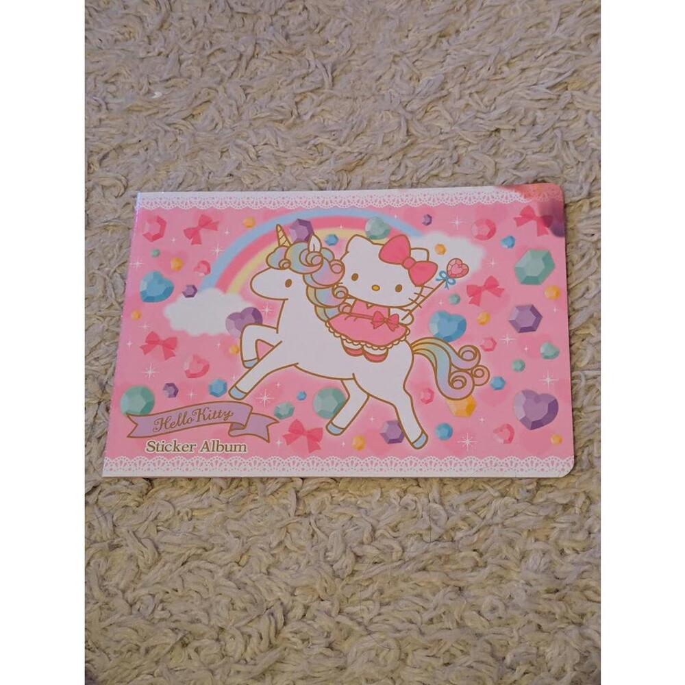 Vintage Sanrio Hello Kitty 49-count Sticker Album & Coloring sheets